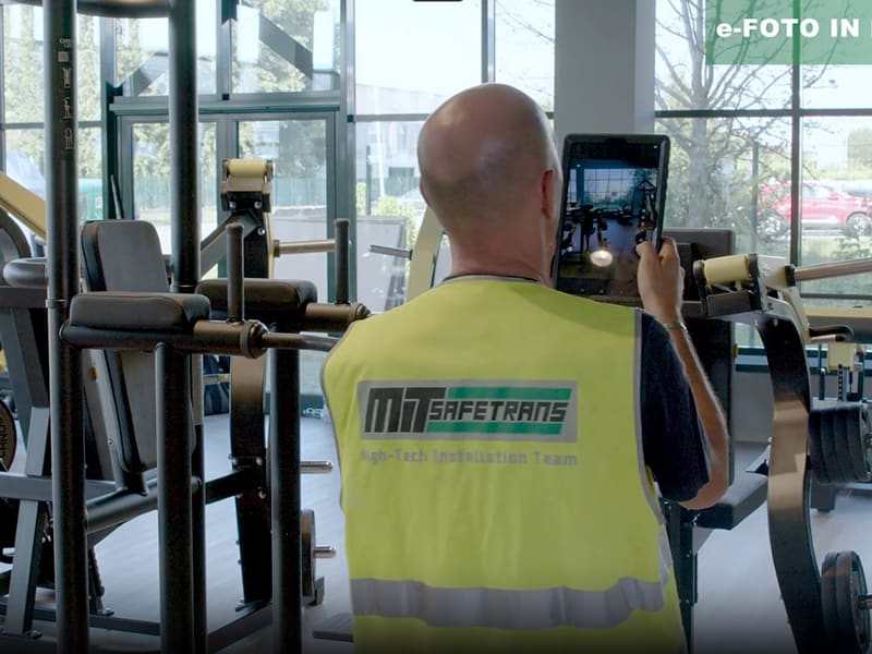 Intervento tecnico per configurazione attrezzature fitness